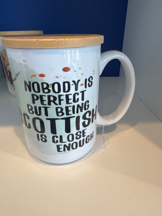 Mug 15oz. Custom Made Highland Cow (nobody is perfect but being Scottish is close enough)