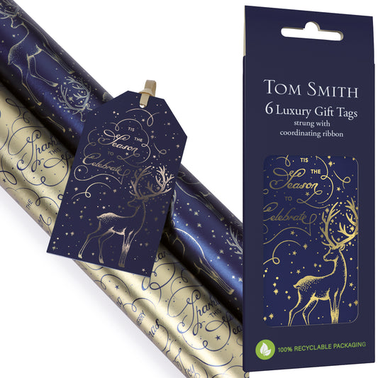 Tom Smith Celebrations 6 Luxury Gift Tags #XAMTT511