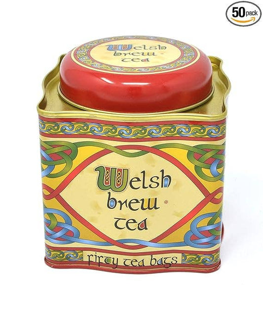 Welsh Brew Tea Tin with 50 Tea Bags