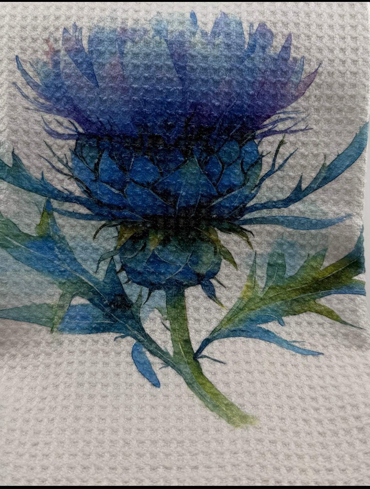 Tea Towel - Custom Made Thistle (15x27)