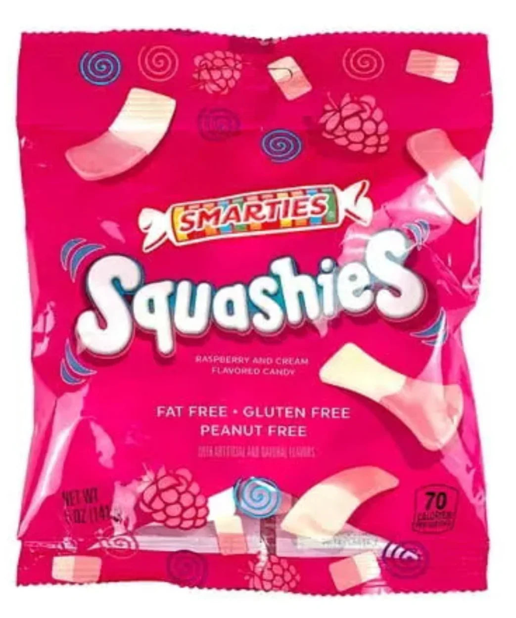Squashies by Smarties Raspberry n' Cream 141g