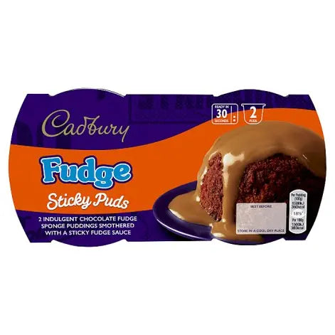 Cadbury Fudge Sticky Puddings.
