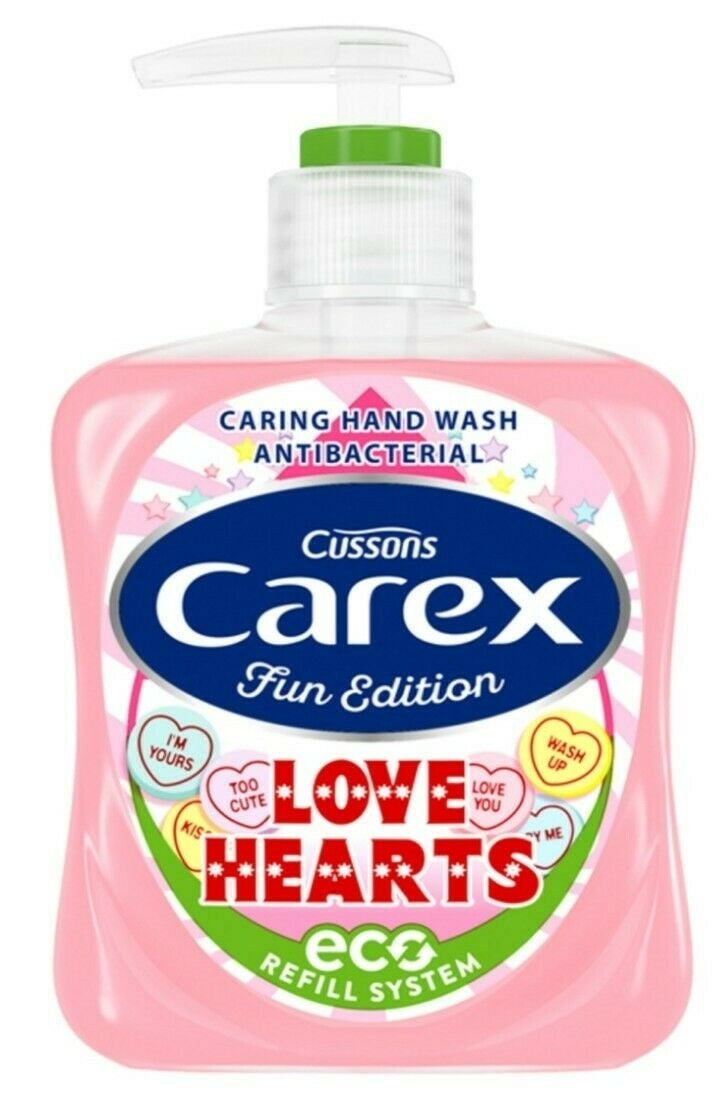 Carex Love Hearts Anti-Bacterial Handwash 250ml