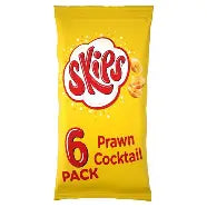 Skips Prawn Cocktail Crisps 6pk