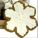 Original Biscuit Bakers Iced Gingerbread Snowflake 60g