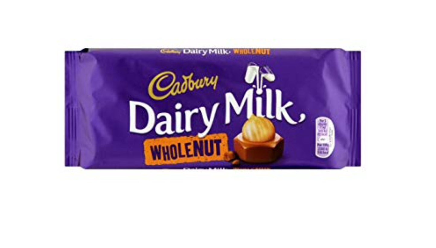 Cadbury Whole Nut 120g