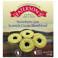 Paterson's Strawberry Jam Scottish Cream Shortbread Rounds 200g
