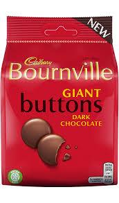 Bournville Giant Dark Buttons Pouch 110g