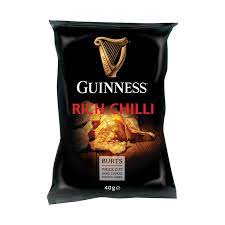 Burts Guinness Rich Chilli Crisps 150g