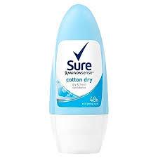 Sure Cotton Dry Roll On Deodorant