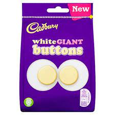 Cadbury Giant White Buttons Pouch 110g