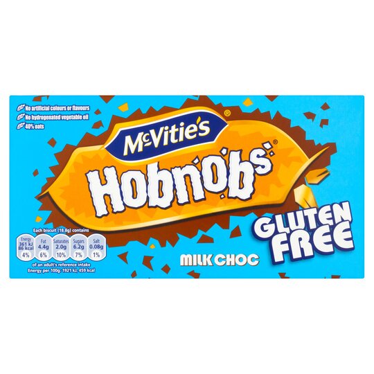 McVities Gluten Free Milk Chocolate Hobnobs 150g