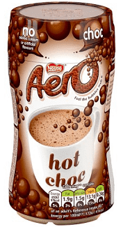 Aero Hot Chocolate Mix 180g