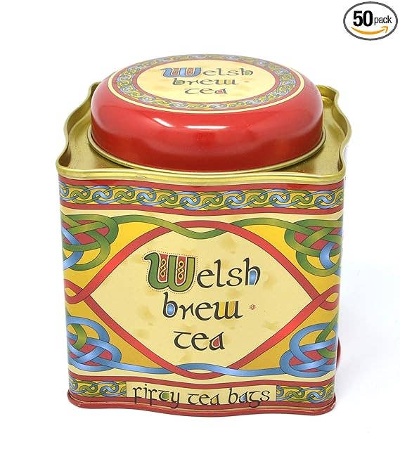 Welsh Brew Tea Tin with 50 Tea Bags