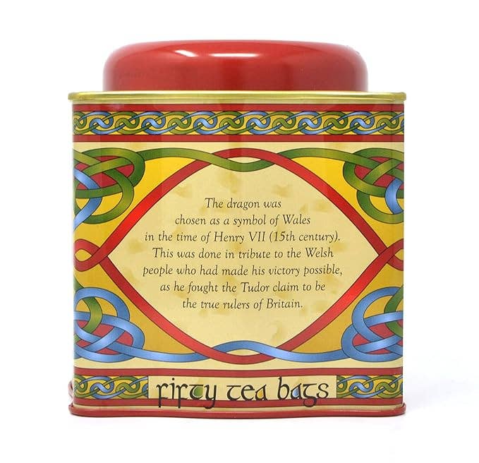 Welsh Brew Tea Tin with 50 Tea Bags