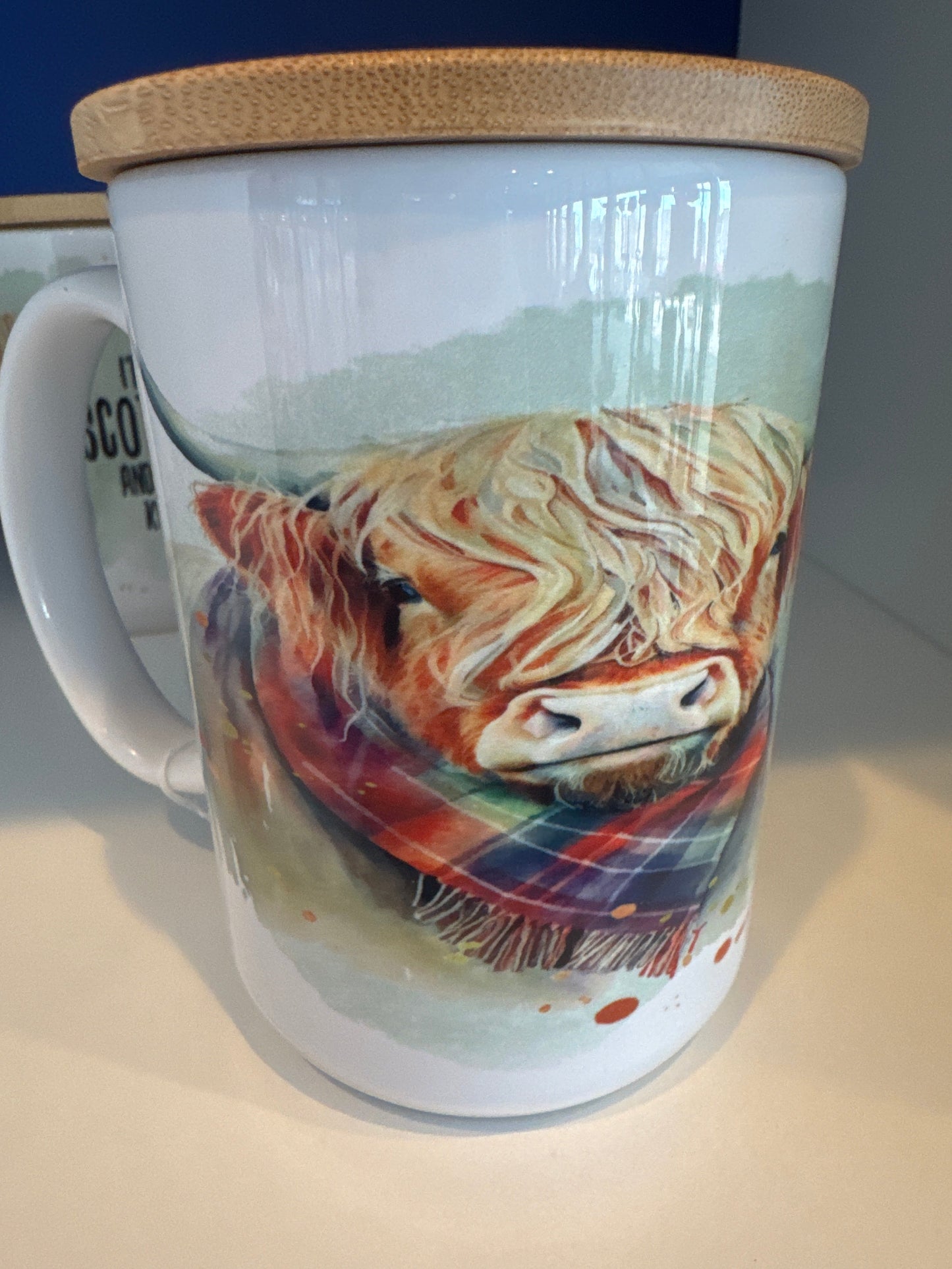 Mug 15oz. Custom Made Highland Cow (nobody is perfect but being Scottish is close enough)