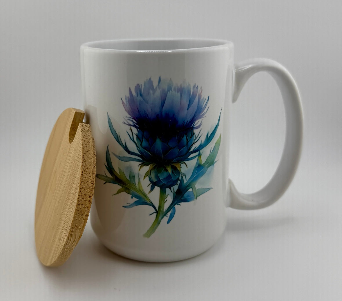 Mug 15oz - Custom Made Thistle Blue