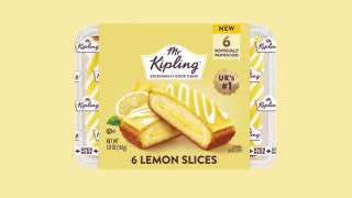 Mr Kipling Lemon Slices 165g 6pk