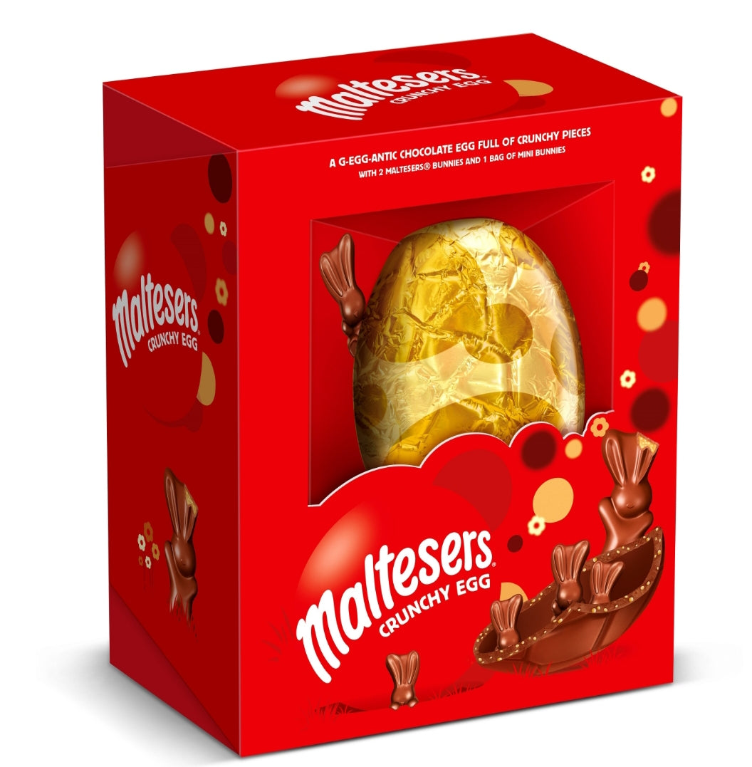 Maltesers Bunny Chocolate Giant Crunchy Easter Egg 496g