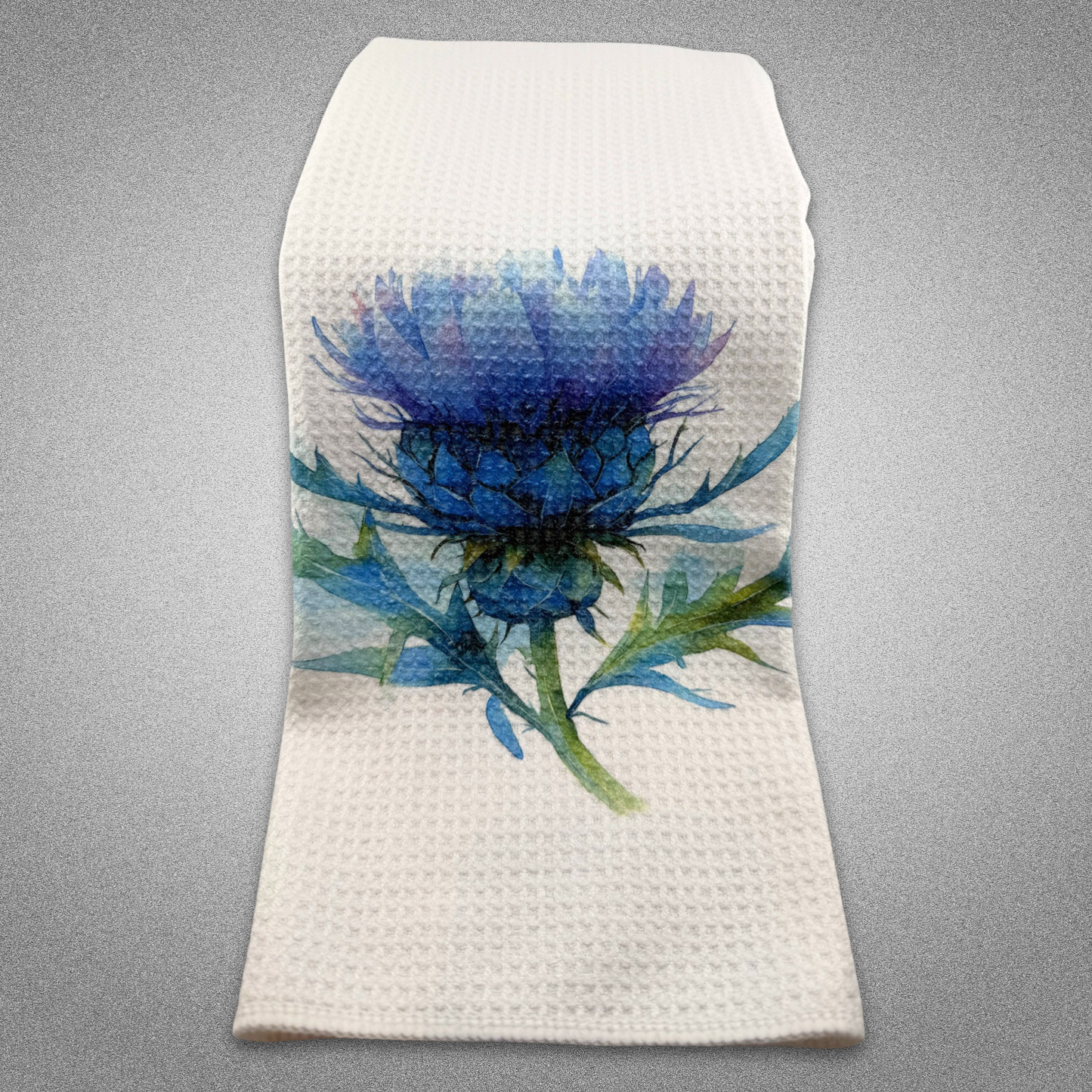 Tea Towel - Custom Made Thistle (15x27)