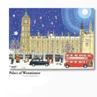 Puzzle -  Westminster Palace at Christmas 1000 piece