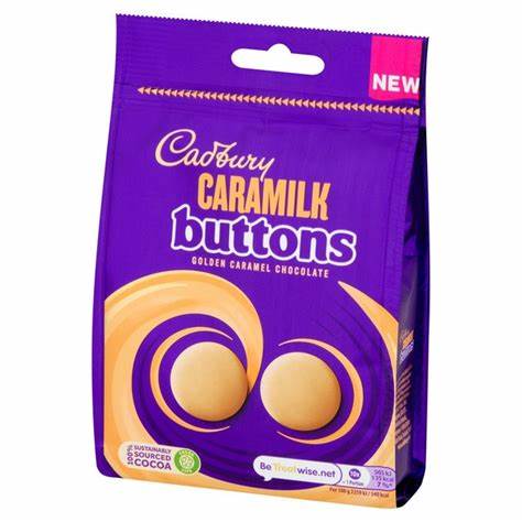 Cadbury Giant Buttons Caramilk Pouch 90g