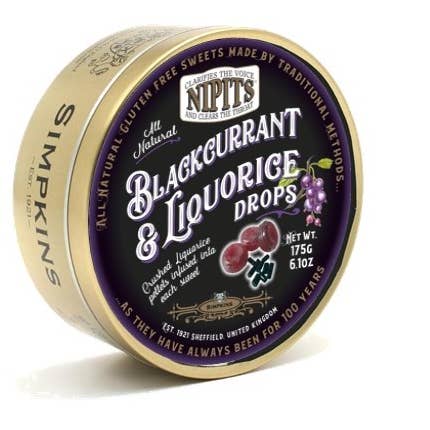 Simpkins Nipits: Blackcurrant & Liquorice Drops