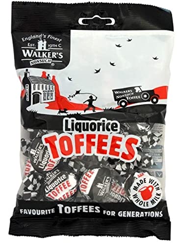 Walkers  Nonsuch  Liquorice Toffees 150g