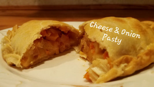 Cheese & Onion Pasty 9oz (1/2lb Ship Weight)