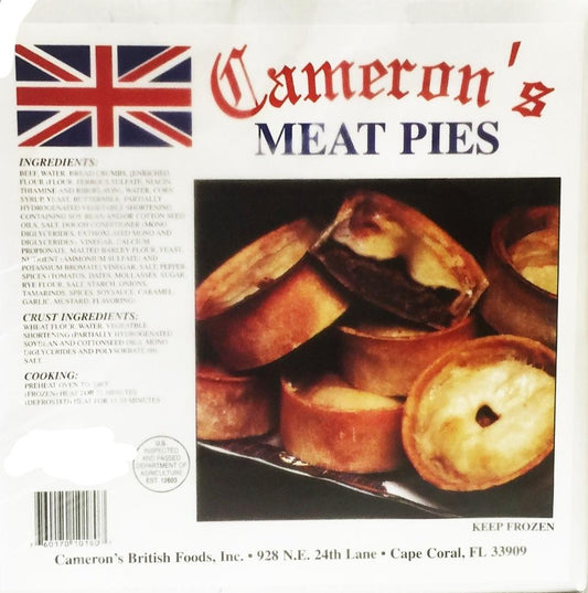 Cameron's Meat Pie 4pk