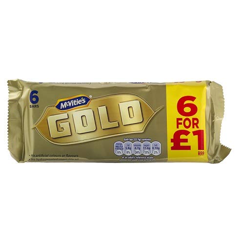 McVities Gold Bar 6pk