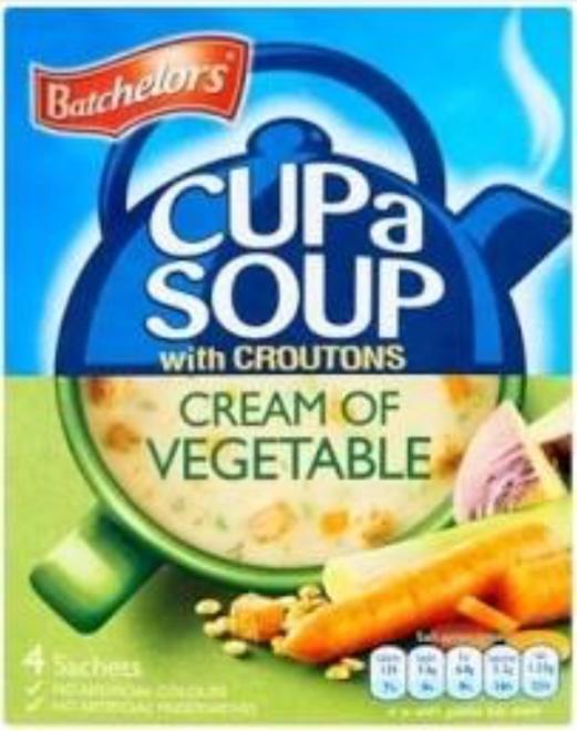 Batchelor's CupaSoup Cream of Vegetable