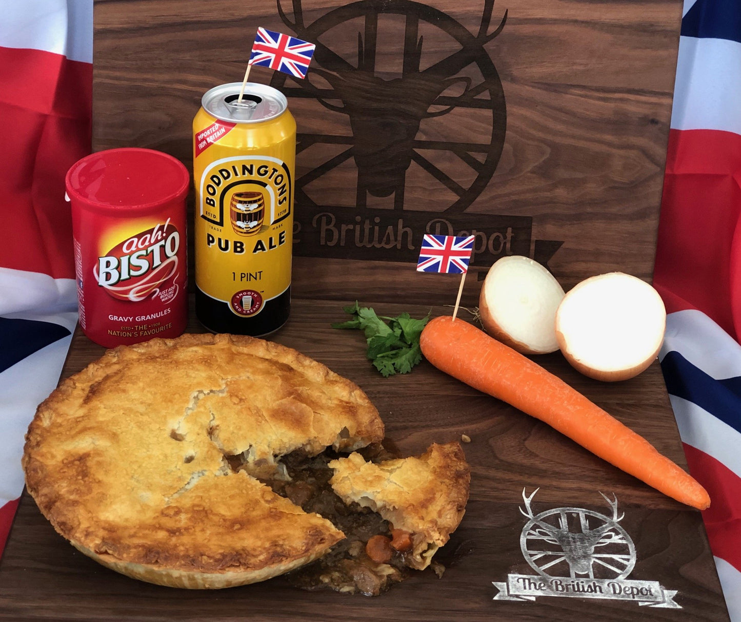 Steak & Ale Family Pie 32oz (2lb Ship Weight).