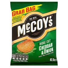 McCoys Large Cheddar & Onion 45g