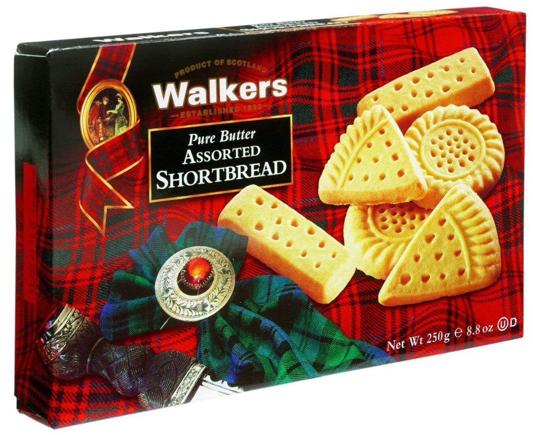 Walkers Classic Assorted Shortbread Selection Box 250g.
