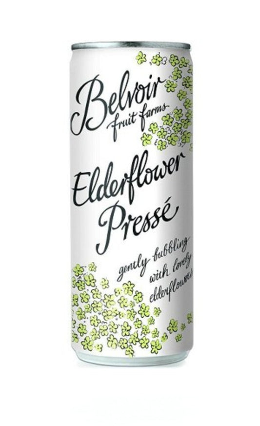 Belvoir Sparkling Elderflower Presse Can 250ml