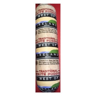 West of Ireland White Pudding  10oz (3/4 lb Ship Weight).