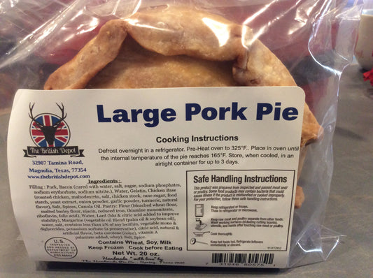 Pork Pie Large. 1 1/2 lbs