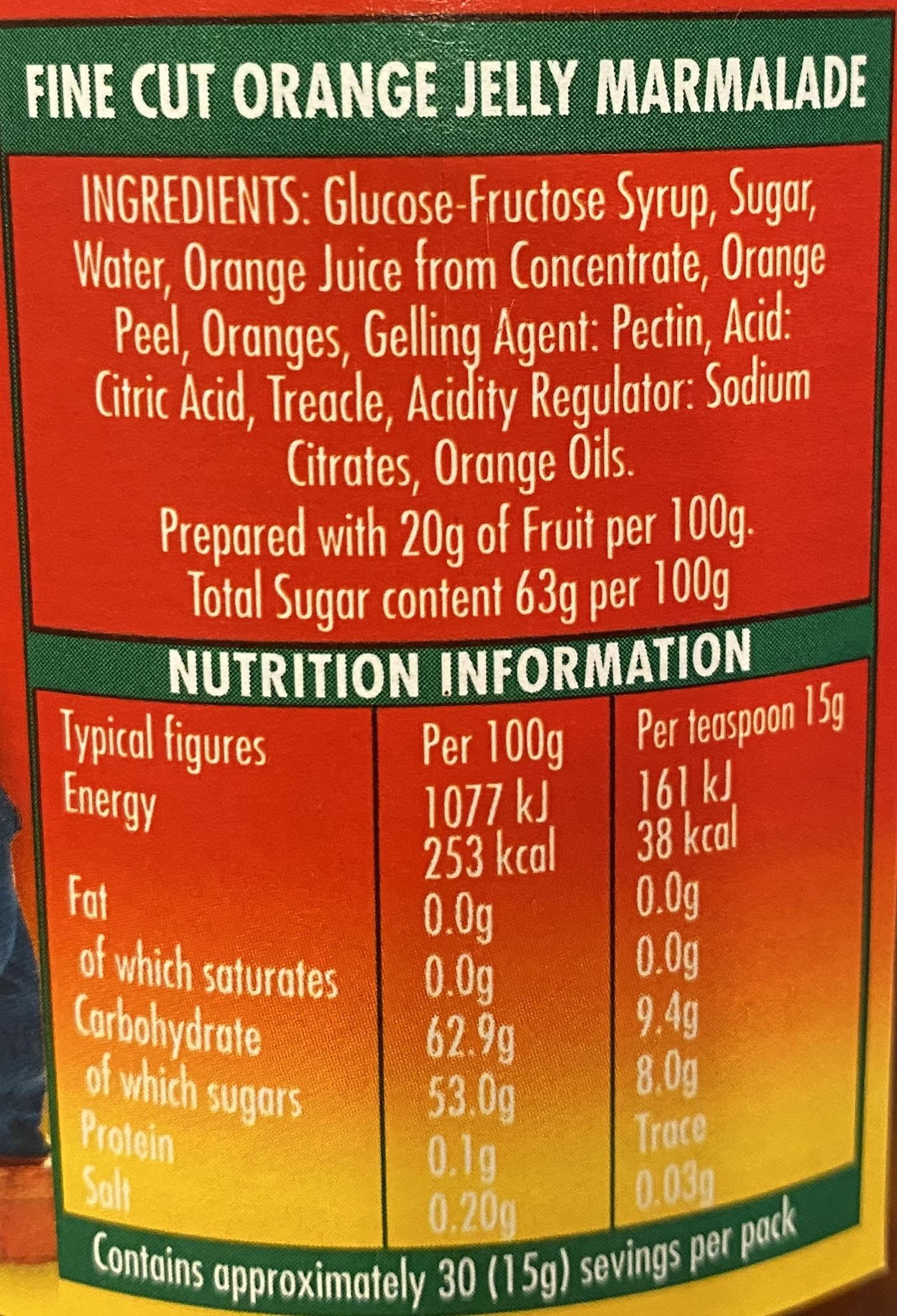 Robertsons Golden Shred Marmalade 454g