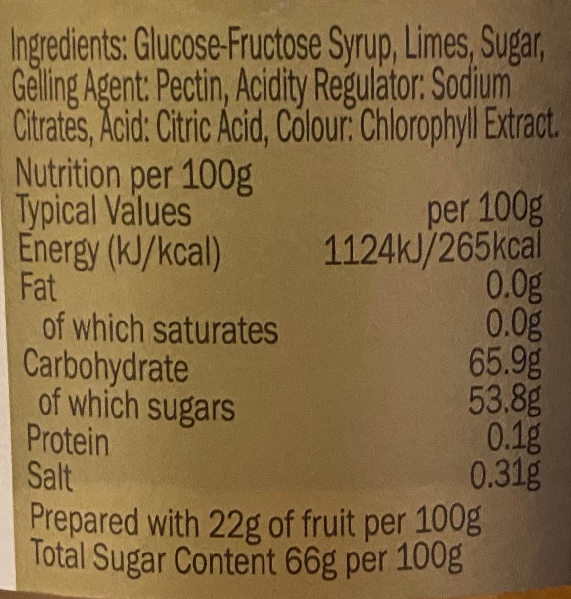 Rose's Lime Marmalade 454g